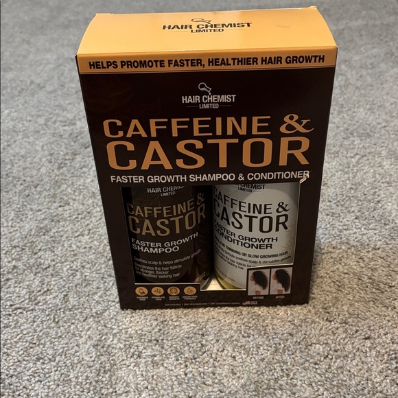Hair Chemist Limited ~ Caffeine & Castor Faster Growth Shampoo & Conditioner New - Picture 4 of 4
